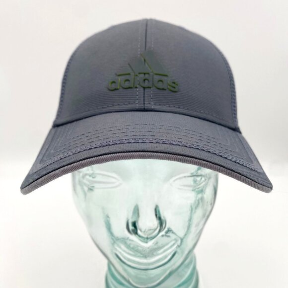 adidas Other - Adidas Aeroready Hat Cap Strap Back Gray One Size Adjustable Golf Tennis Running
